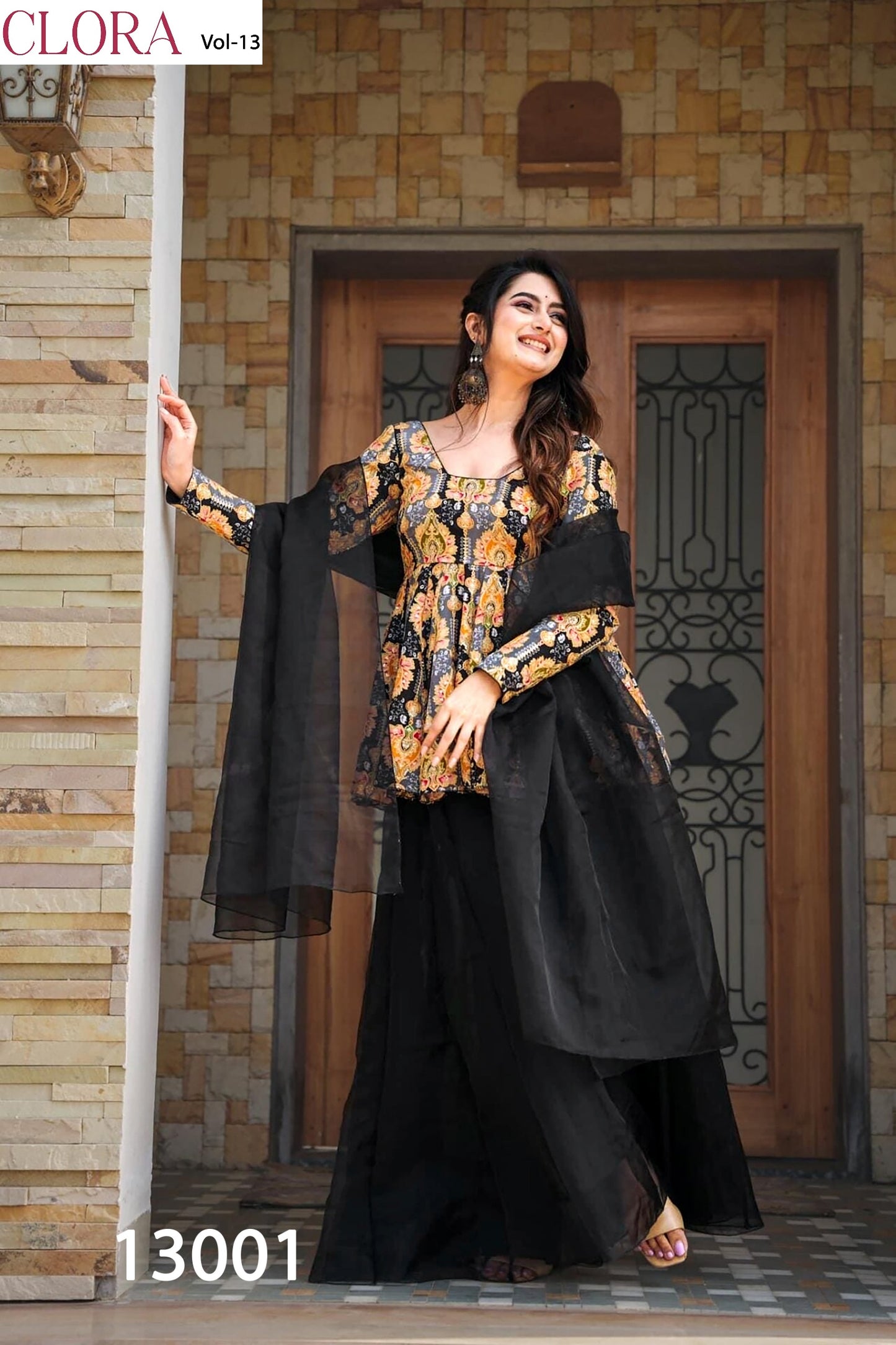 13001 Clora Vol 13 Lucaya Sharara Readymade Suits