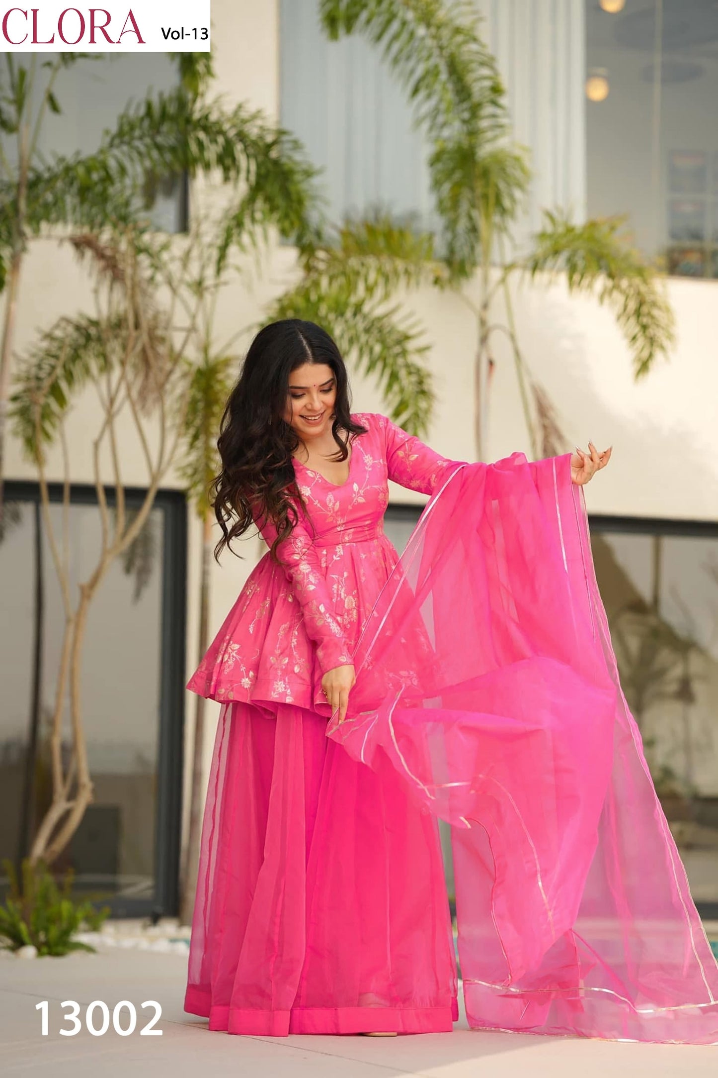 13002 Clora Vol 13 Lucaya Sharara Readymade Suits