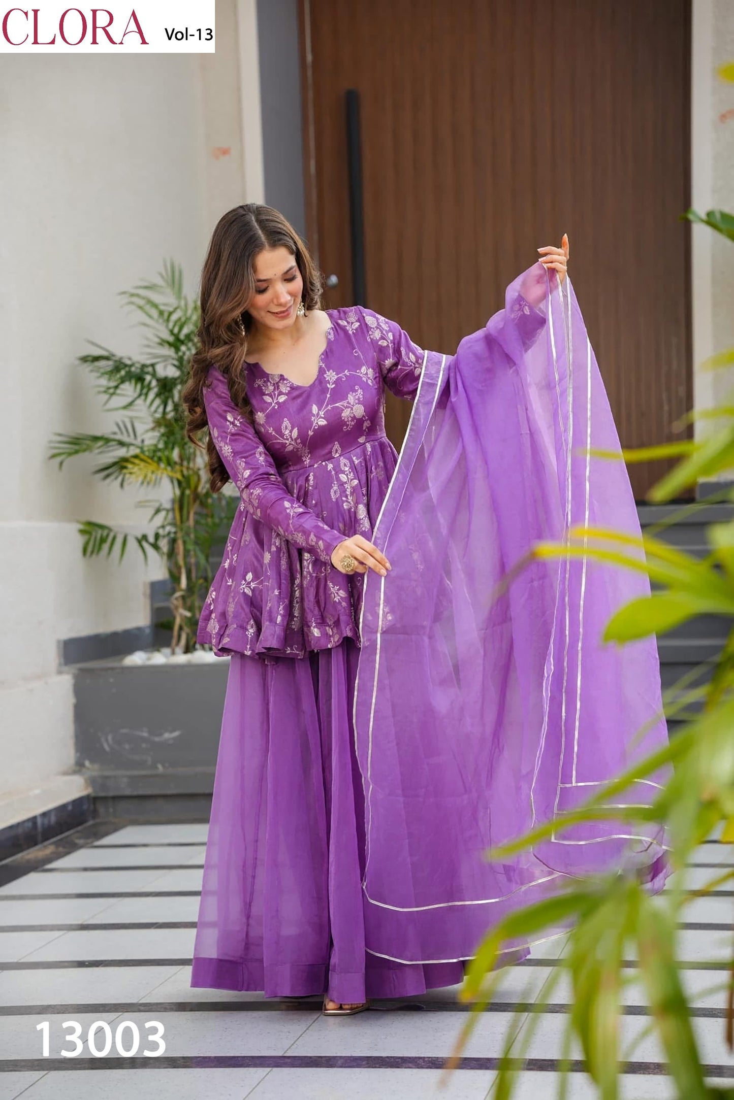 13003 Clora Vol 13 Lucaya Sharara Readymade Suits