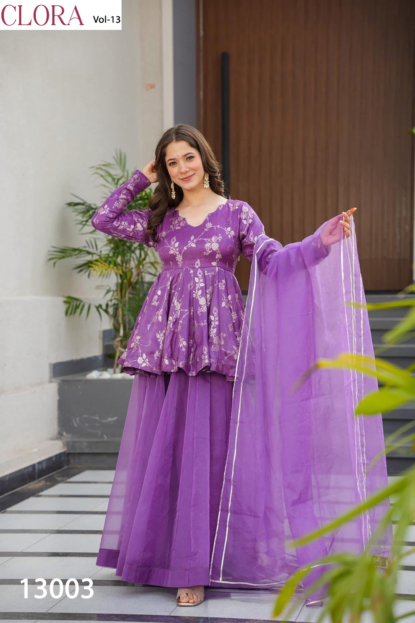 13003 Clora Vol 13 Lucaya Sharara Readymade Suits