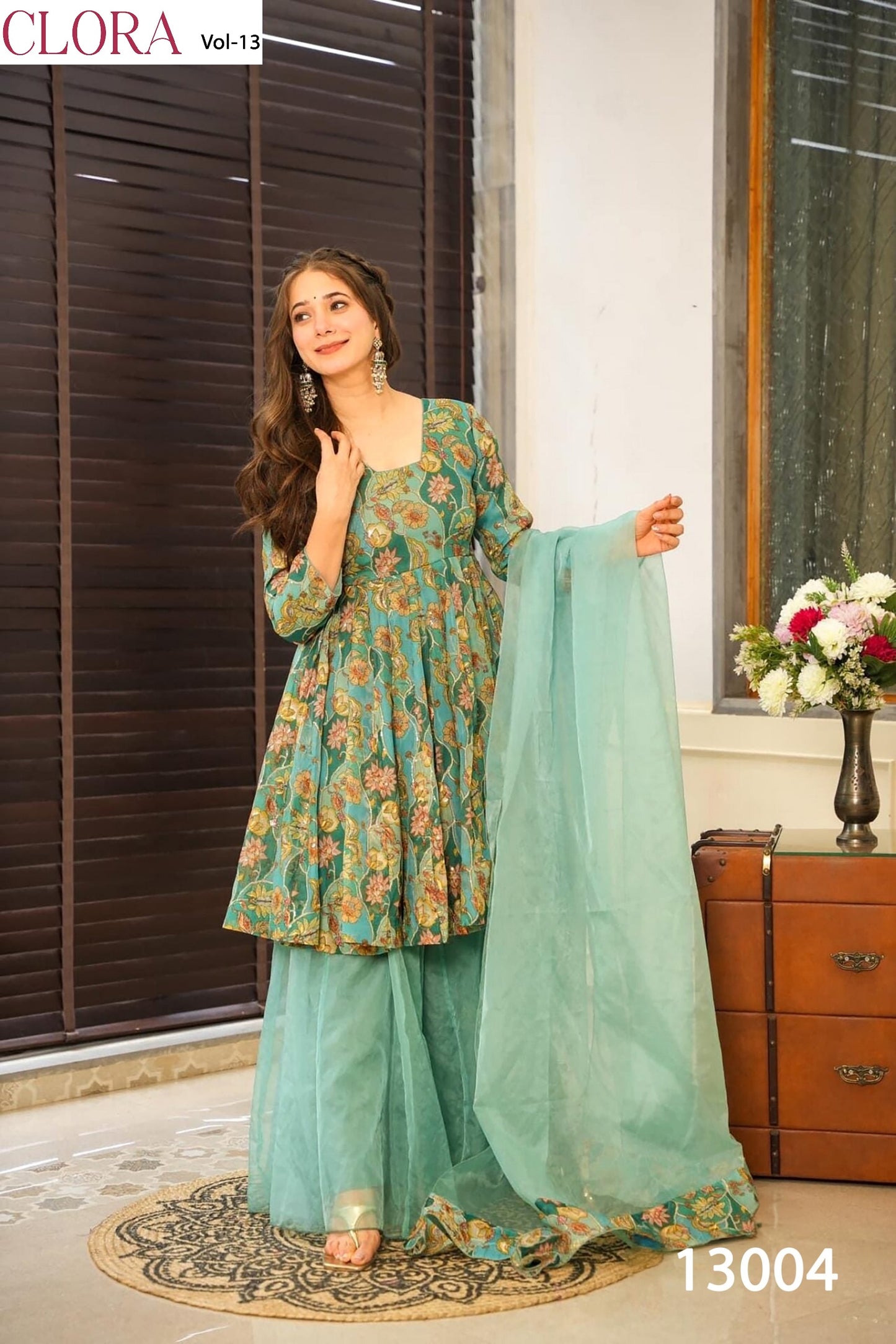 13004 Clora Vol 13 Lucaya Sharara Readymade Suits