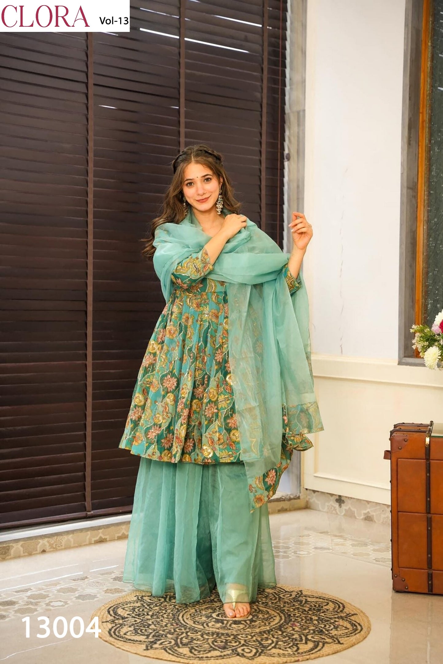 13004 Clora Vol 13 Lucaya Sharara Readymade Suits