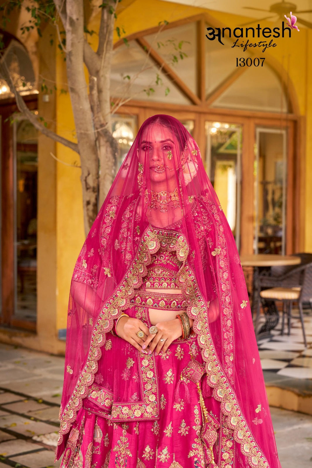 13007 Wedding Bride Vol 3 Anantesh Premium Silk Bridal Lehenga Choli