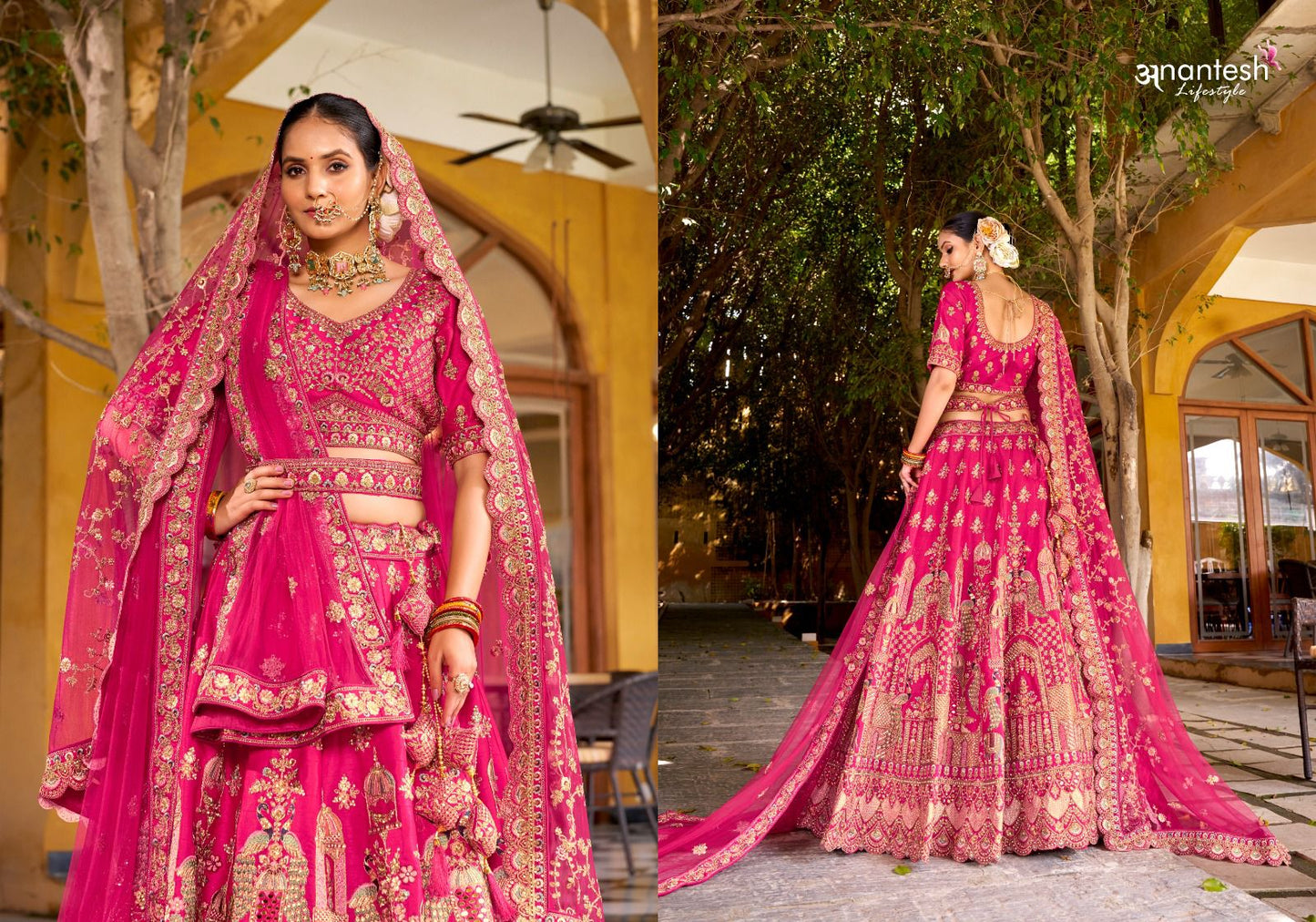 13007 Wedding Bride Vol 3 Anantesh Premium Silk Bridal Lehenga Choli