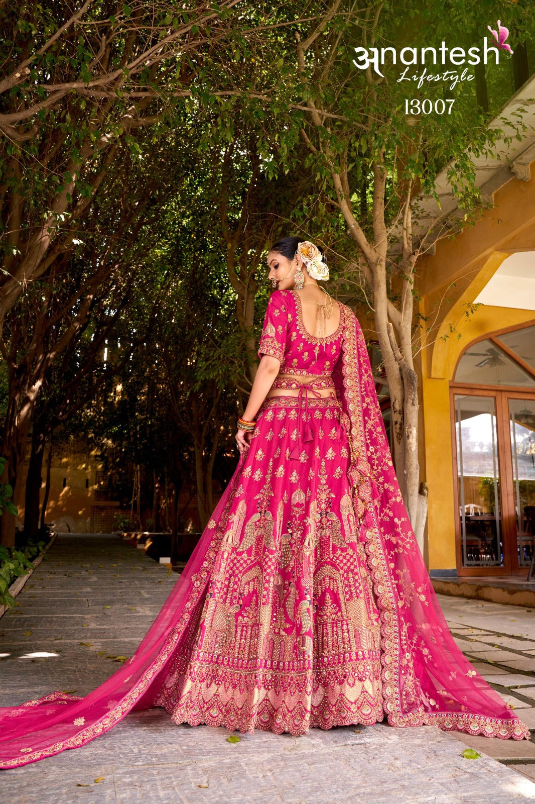 13007 Wedding Bride Vol 3 Anantesh Premium Silk Bridal Lehenga Choli