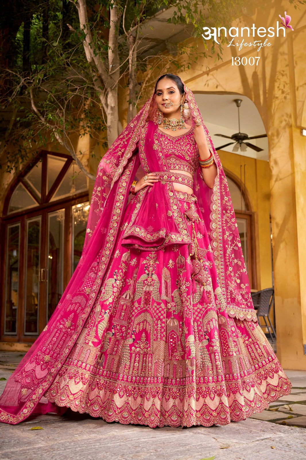 13007 Wedding Bride Vol 3 Anantesh Premium Silk Bridal Lehenga Choli