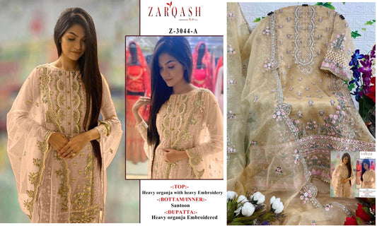 Z-3044-A Zarqash Pakistani Salwar Suits