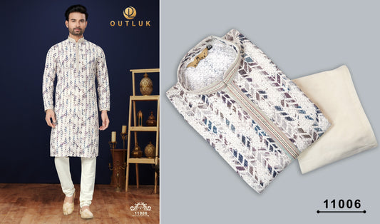 11006 Wedding Collection Vol 11 Outluk Mens Kurta Pyjama
