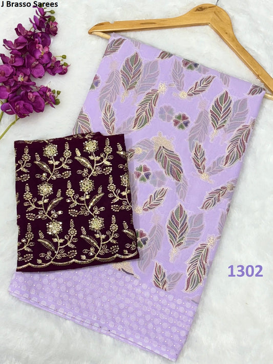 1302 J Brasso Sarees