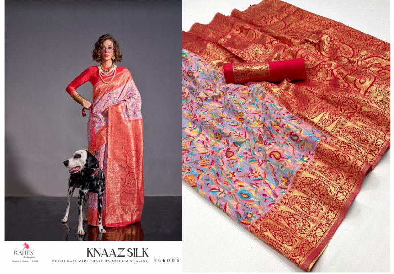366006 Knaaz Rajtex Sarees