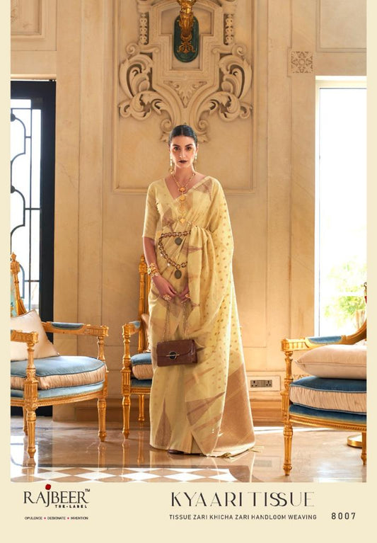 8007 Kyaari Tissue Rajbeer Sarees