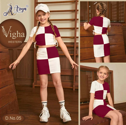 Vigha 05 Adm Girls Western Dress