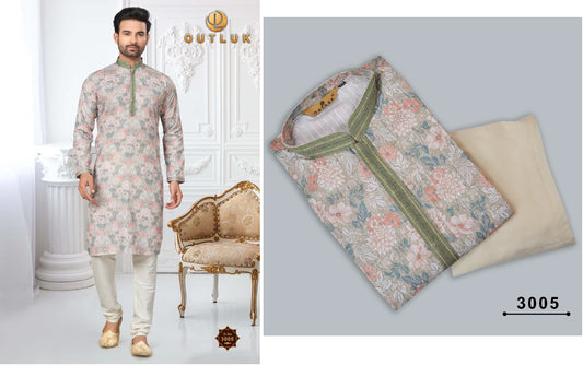 3005 Wedding Collection Vol 3 Outluk Mens Kurta Pyjama