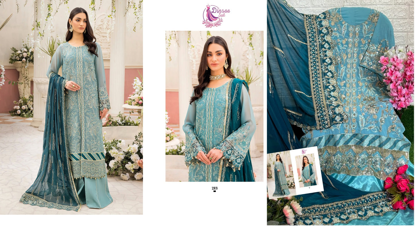 213 Dinsaa Suit Pakistani Salwar Suits