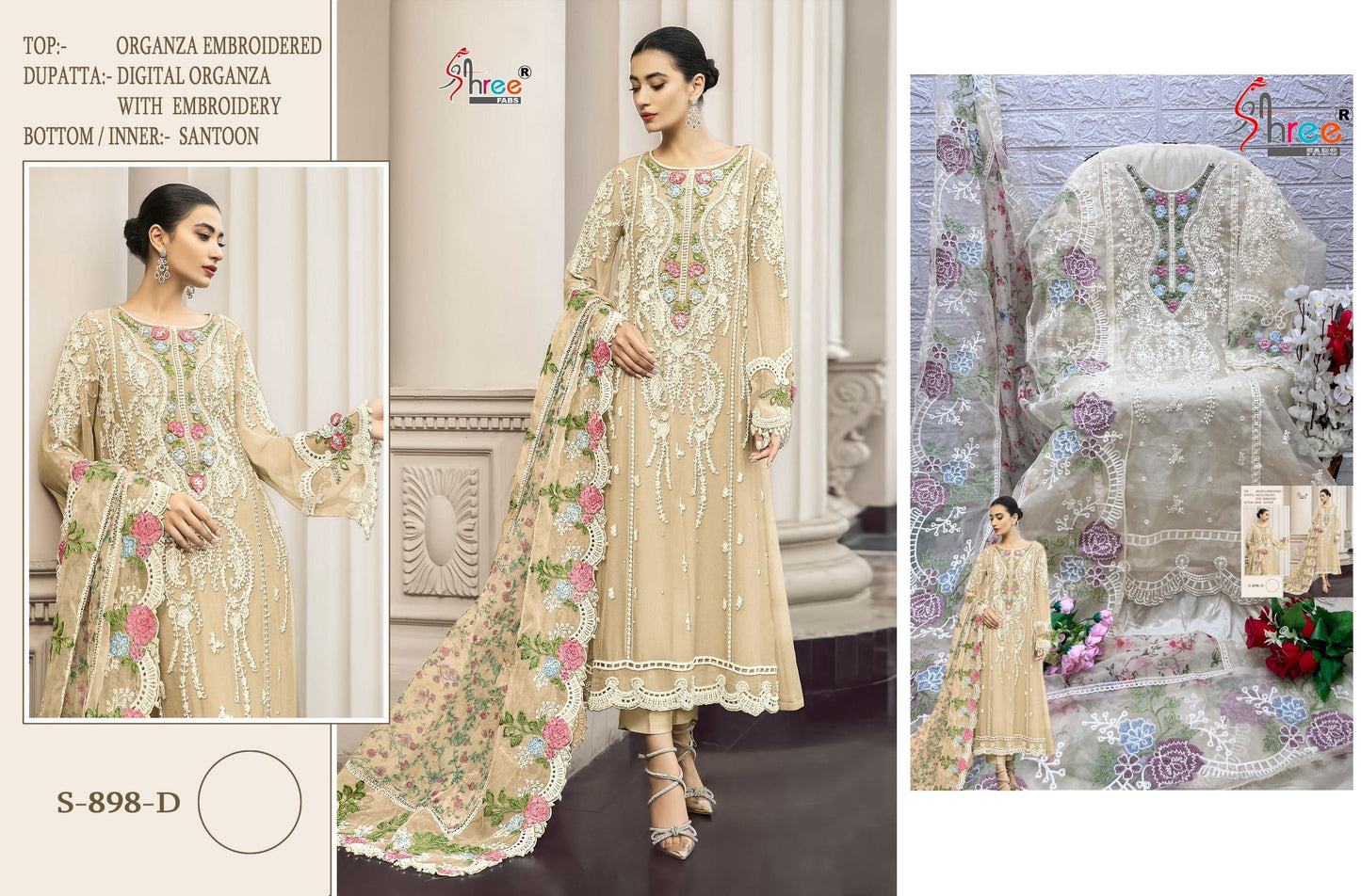 898D Shree Fabs Pakistani Salwar Suits
