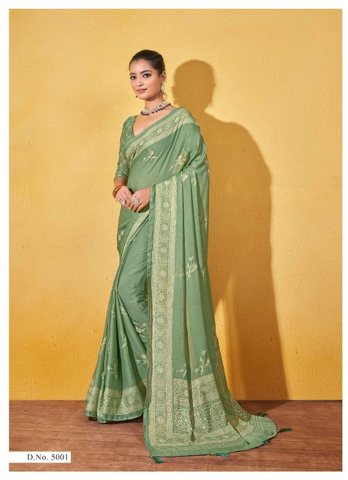 5001 Amrita Vol 5 Mahamani Creation Sarees