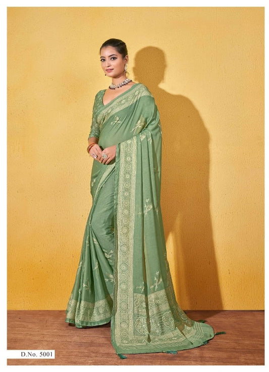 5001 Amrita Vol 5 Mahamani Creation Sarees