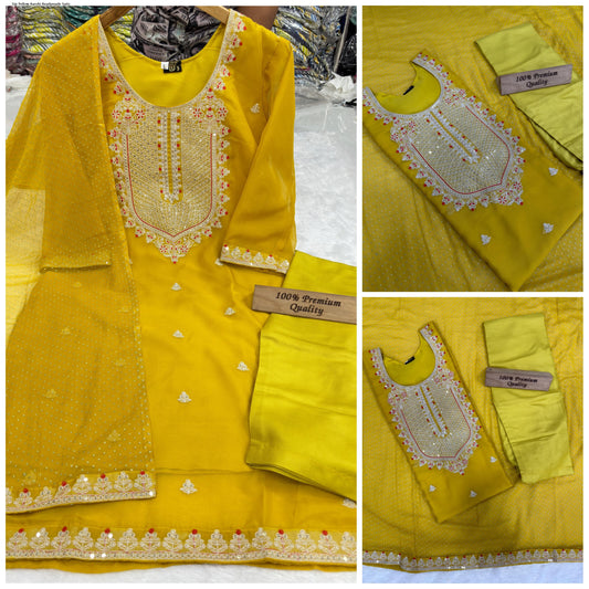 Sip Yellow Aarohi Readymade Suits