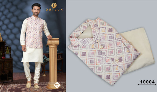 10004 Wedding Collection Vol 10 Outluk Mens Kurta Pyjama