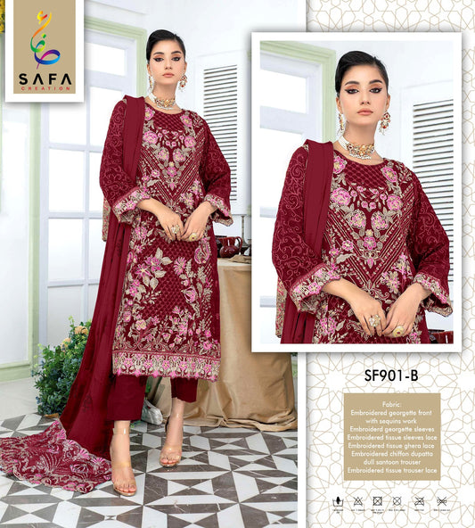 901B Safa Creation Pakistani Salwar Suits