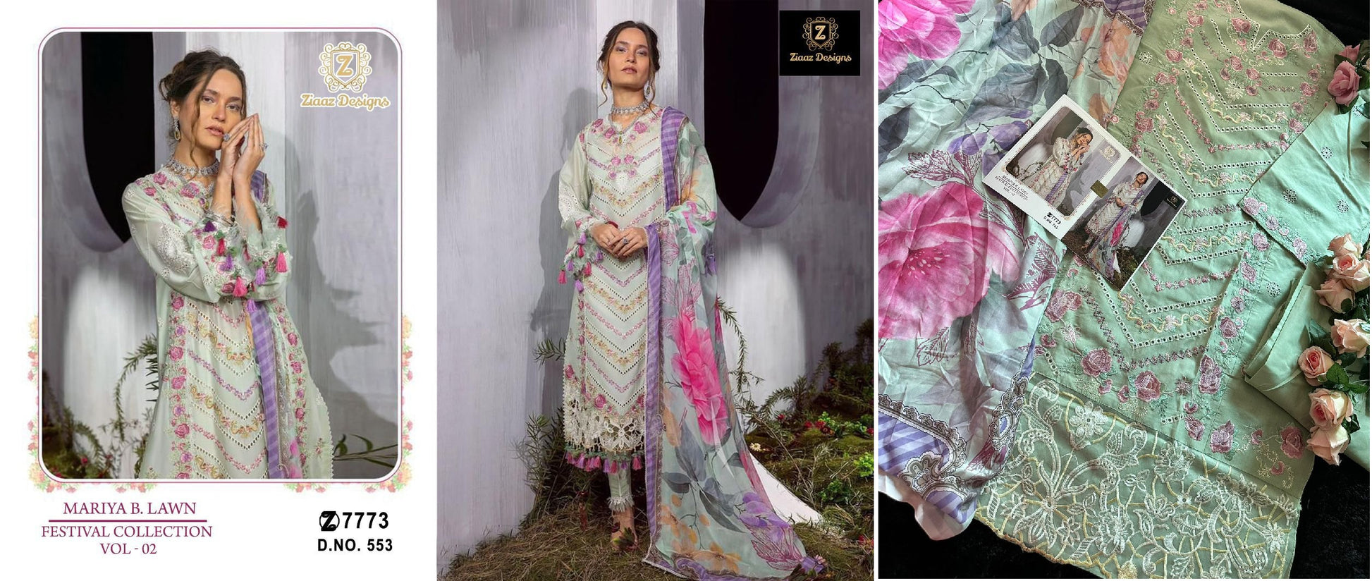 553 Ziaaz Designs Pakistani Salwar Suits