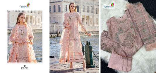 7069 Chikankari Vol 2 Saniya Trendz Pakistani Salwar Suits