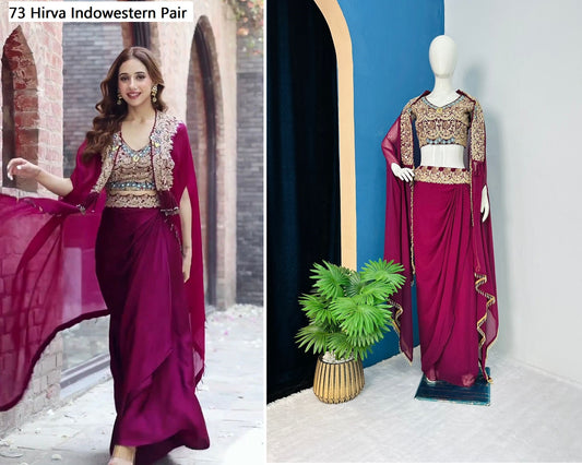 73 Hirva Indowestern Pair