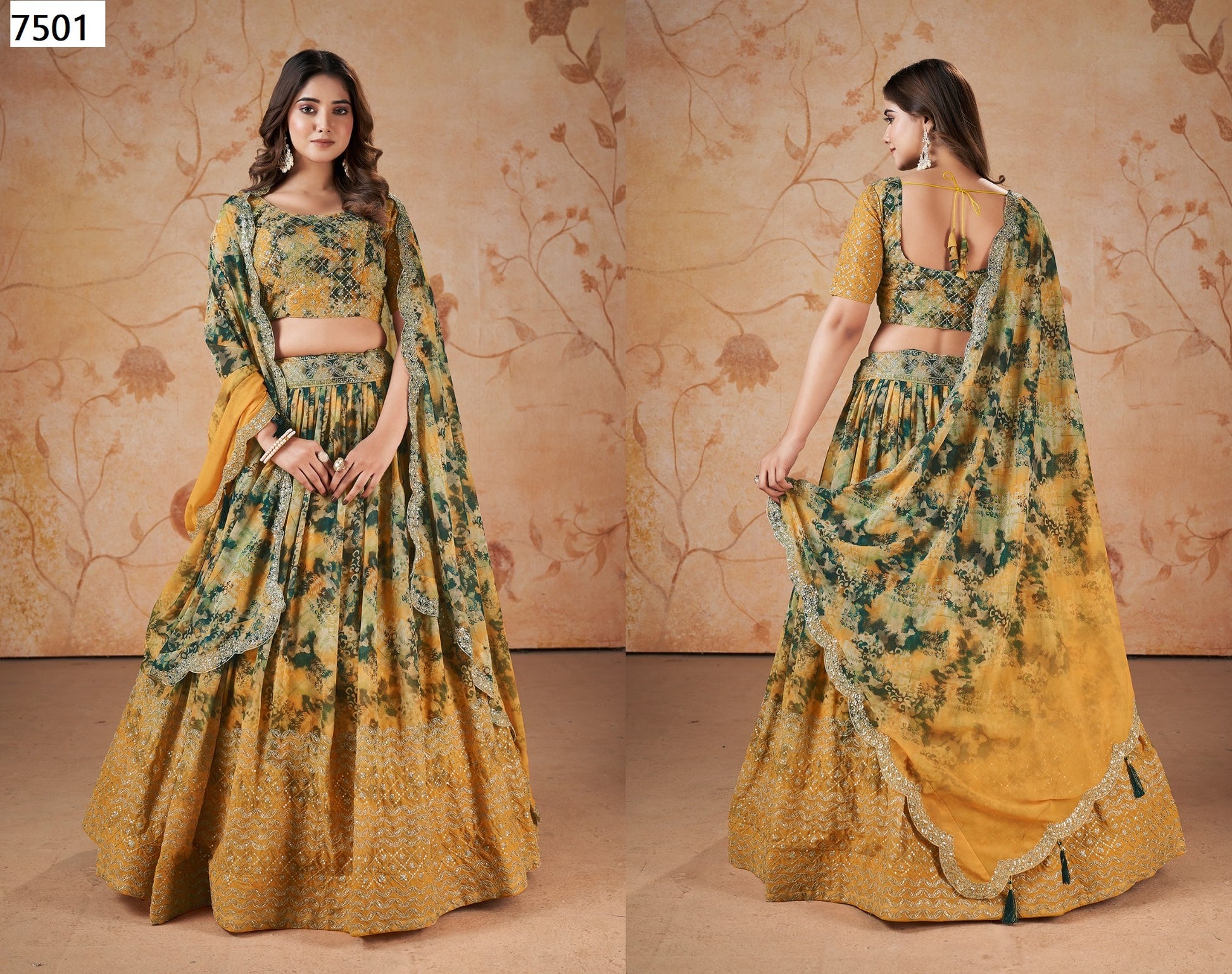 7501 Florence Vol 2 Aahvan Designs Lehenga Choli