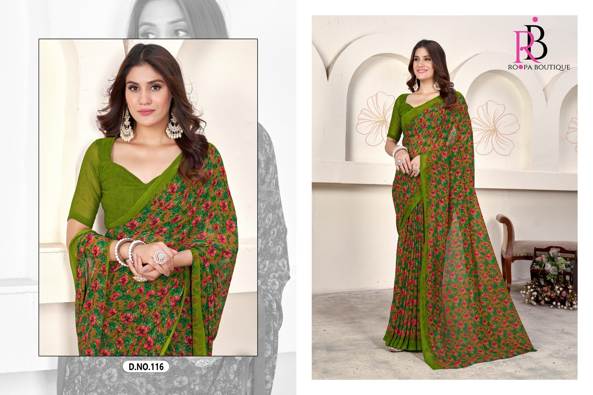 116 Zeeya Radhika Vol 4 Roopa Boutique Sarees