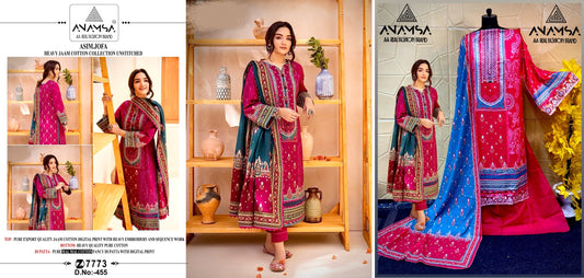 455 Adan Libas Vol 1 Anamsa Pakistani Salwar Suits