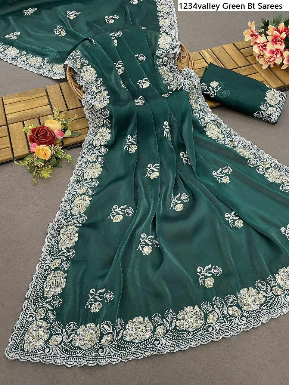1234Valley Green Bt Sarees