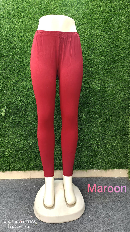 Gattu Maroon Moksh Ankle Length Leggings