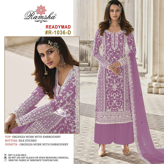 1036-D Ramsha Pakistani Readymade Suits
