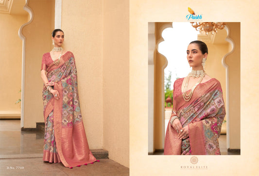 7708 Anshika Pankh Sarees