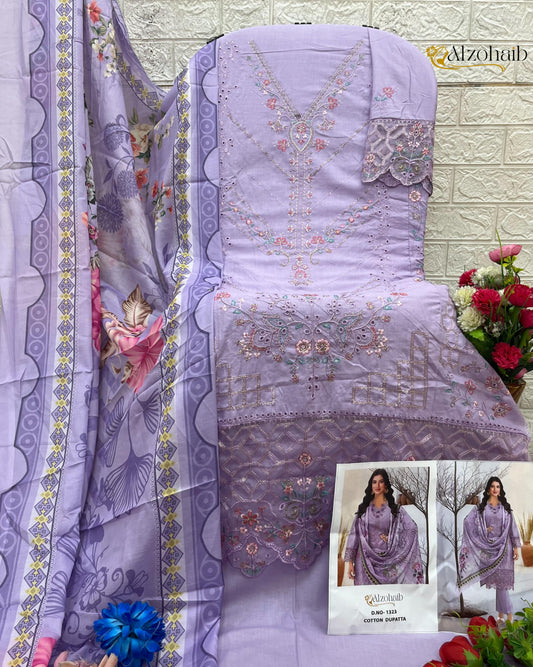 1323 Yasmin Al Zohaib Cotton Pakistani Salwar Suits