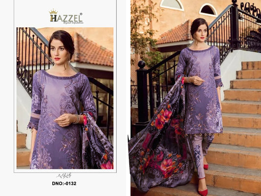 132 Hazzel Embroidery Pakistani Salwar Suits