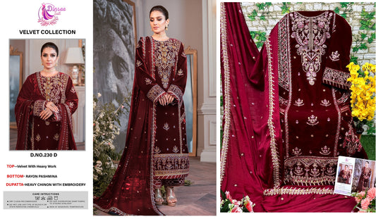 230-D Dinsaa Suit Pakistani Salwar Suits