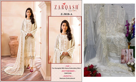 Z-3018-A Zarqash Pakistani Salwar Suits