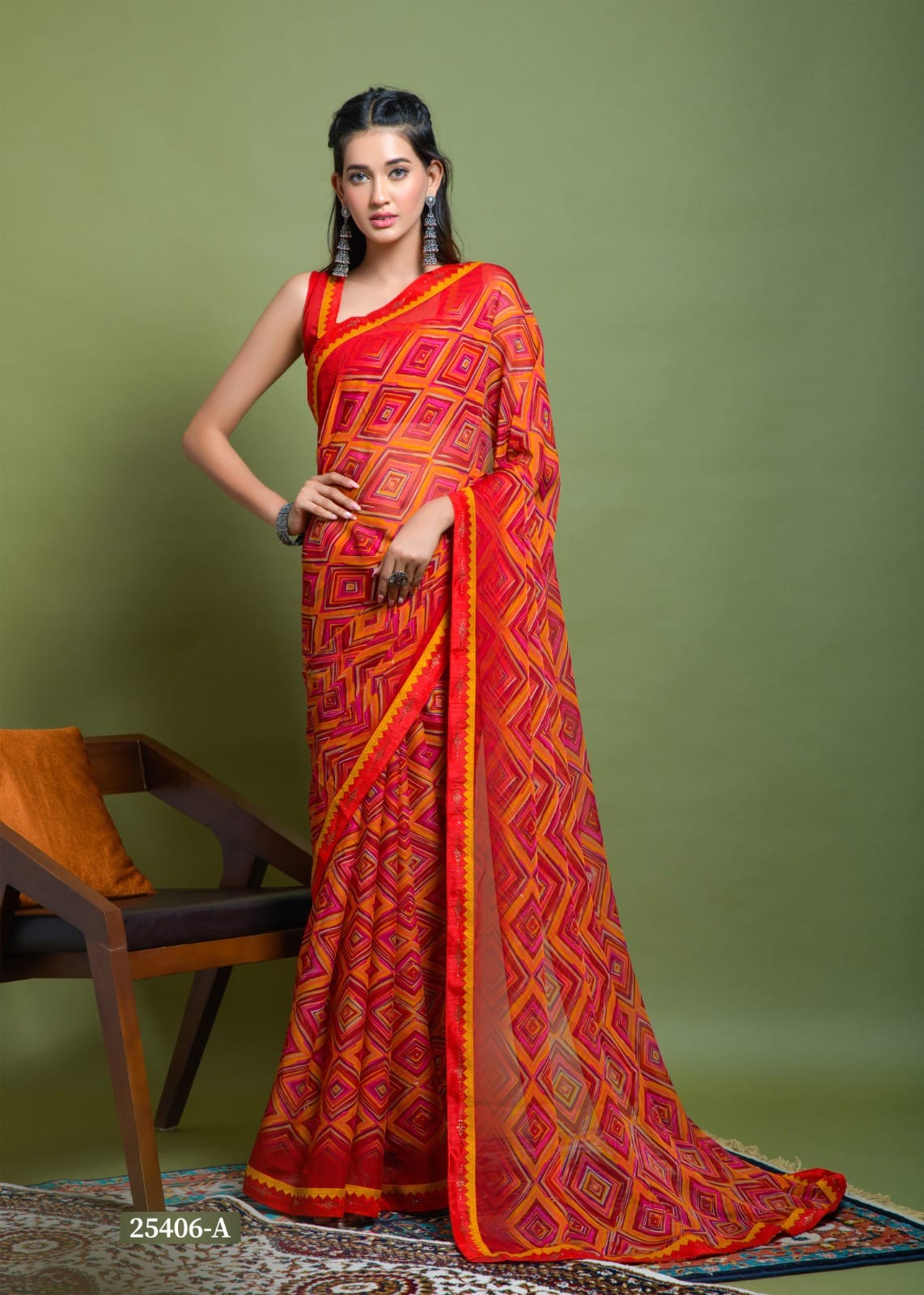 25406A Vanilla Vol 3 Ruchi Sarees