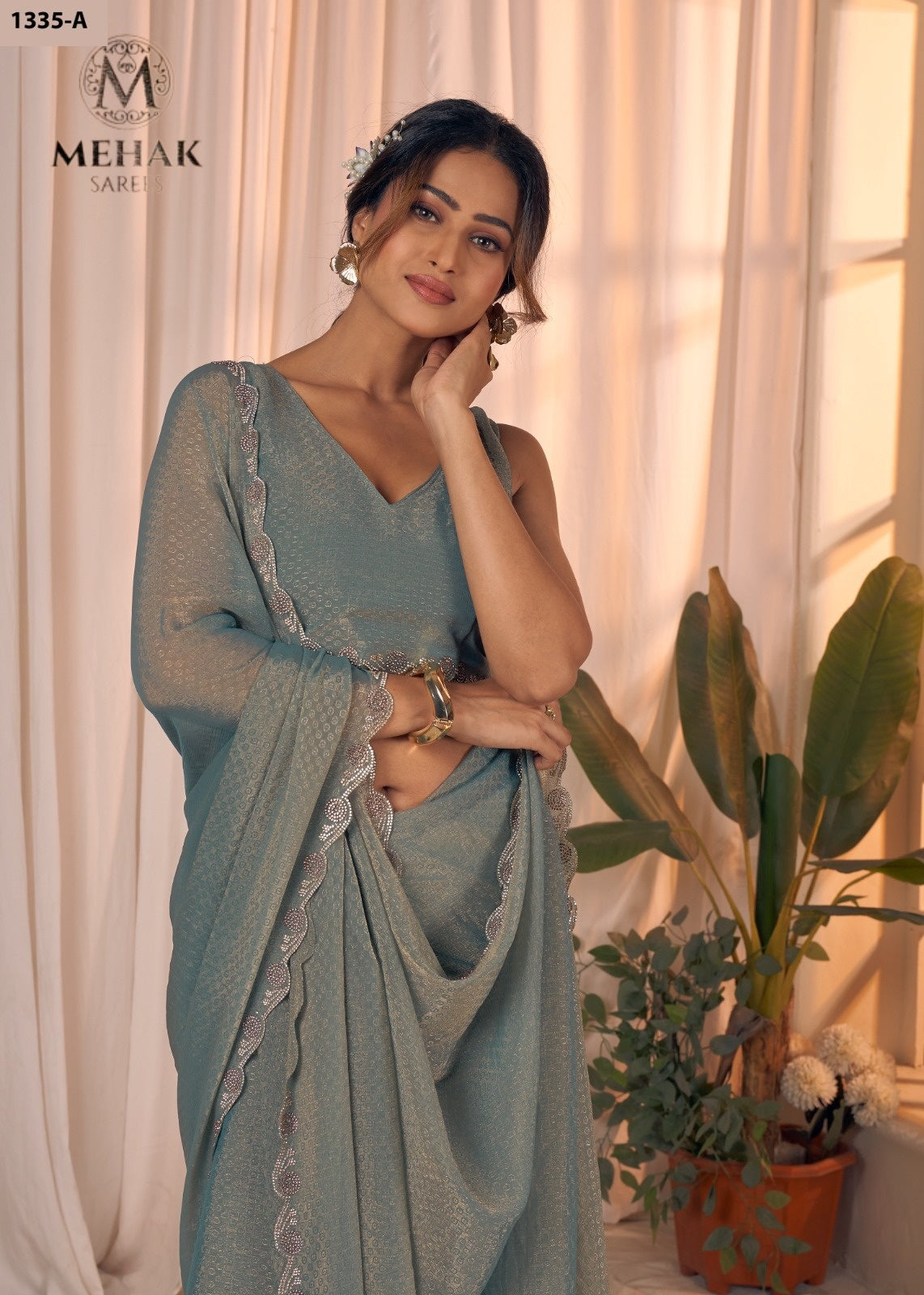 1335-A Mehak Georgette Sarees