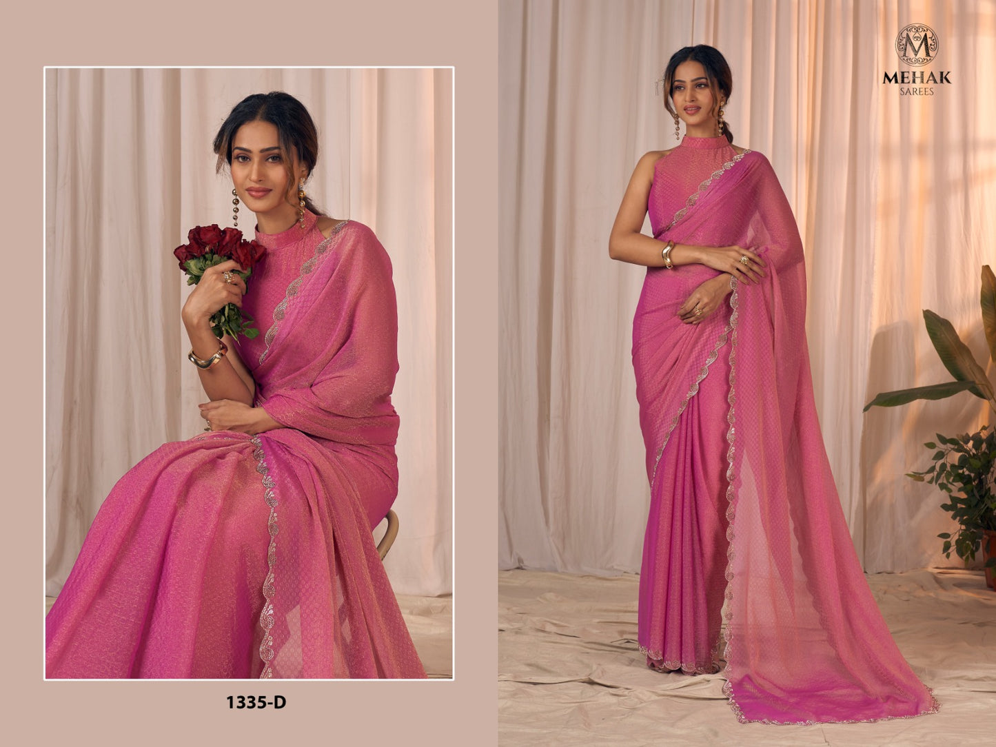 1335-D Mehak Georgette Sarees