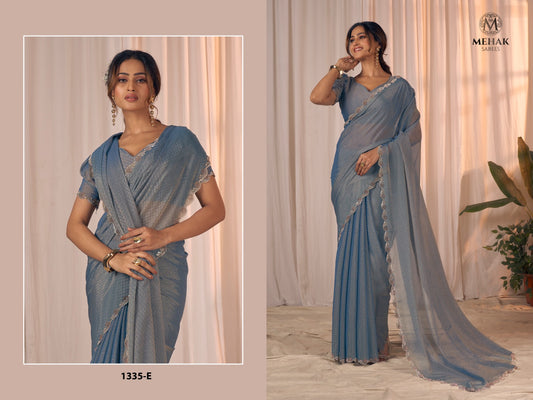 1335-E Mehak Georgette Sarees