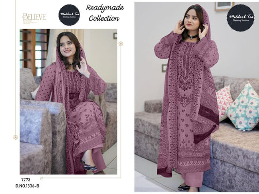 1336-B Mehboob Tex Cotton Pakistani Readymade Suits