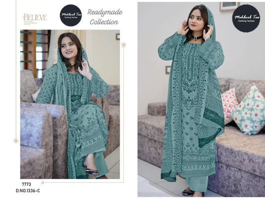 1336-C Mehboob Tex Cotton Pakistani Readymade Suits