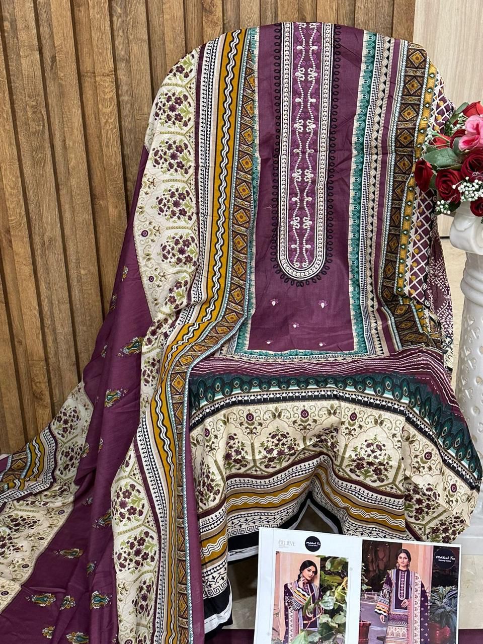 1337-C Mehboob Tex Lawn Pakistani Salwar Suits