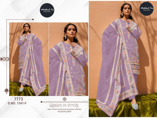 1341-F Mehboob Tex Cotton Pakistani Salwar Suits