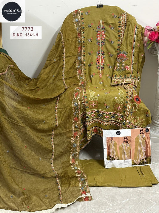 1341-H Mehboob Tex Cotton Pakistani Salwar Suits