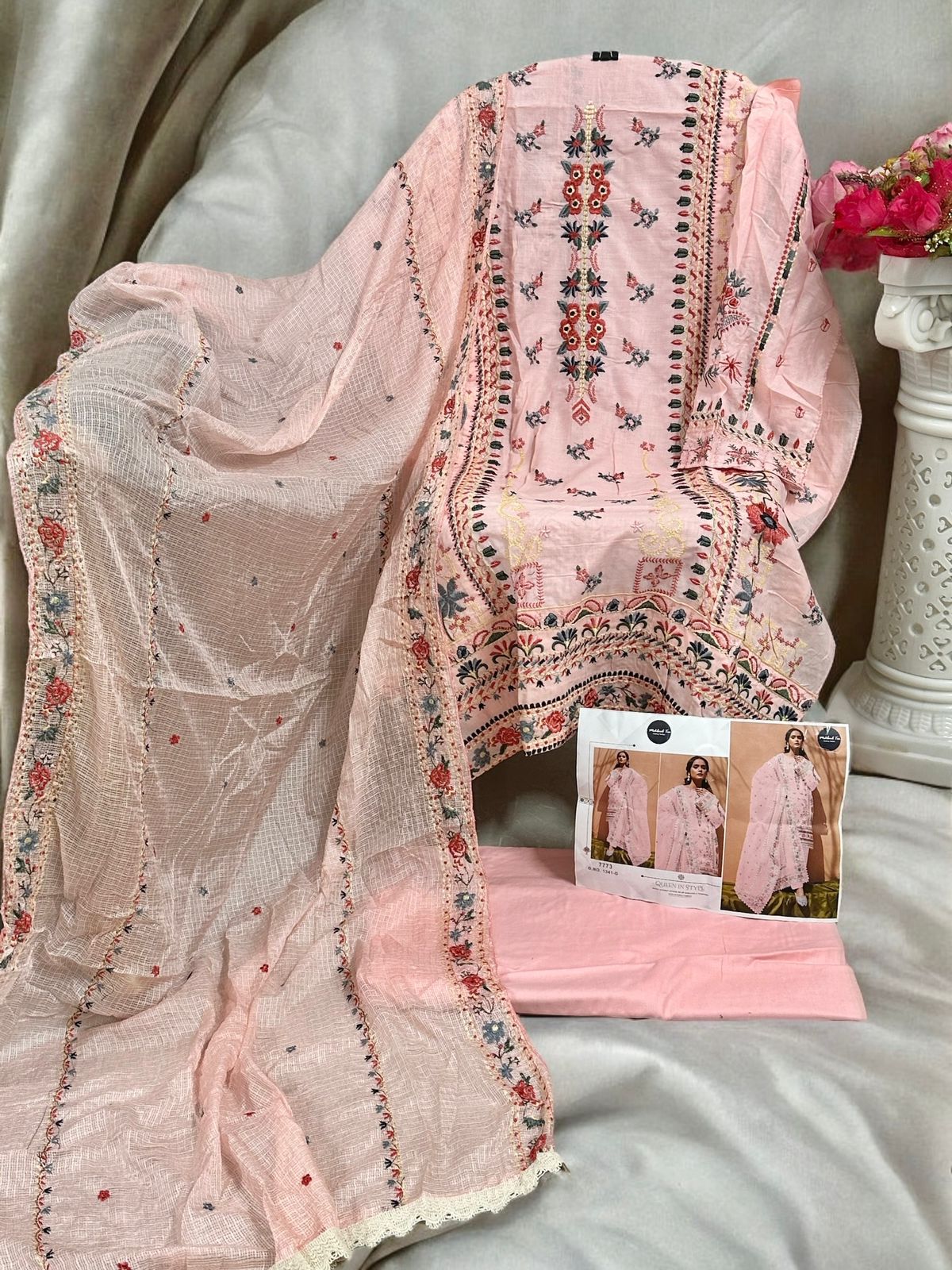 1341D Mehboob Tex Chikankari Pakistani Salwar Suits