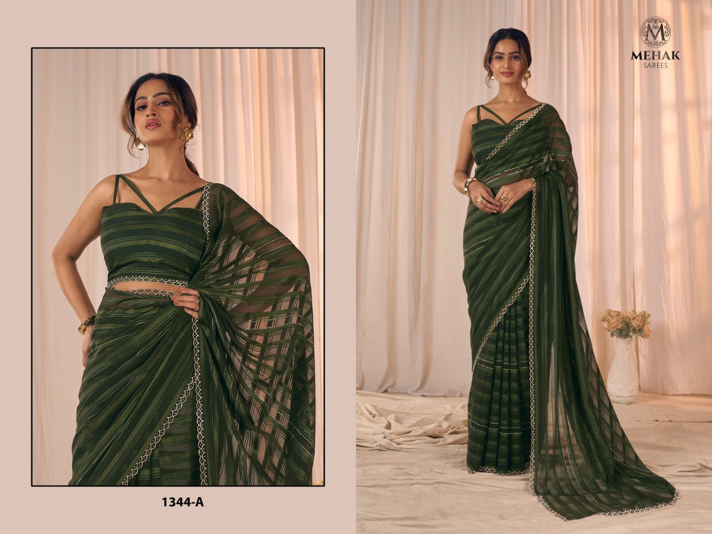 1344-A Mehak Georgette Sarees