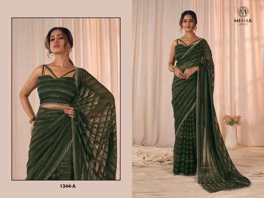 1344-A Mehak Georgette Sarees